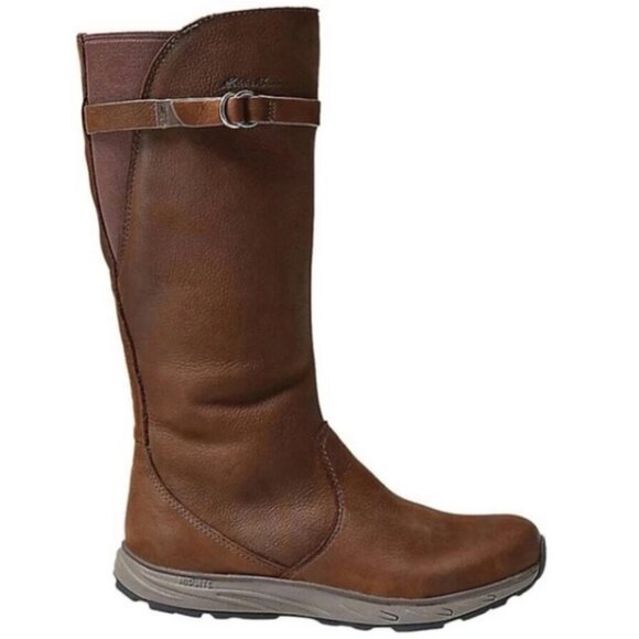 NEW EDDIE BAUER Lodge Boot Women’s US 7.5M | Oak Brown Waterproof Winter Riding - Picture 1 of 1